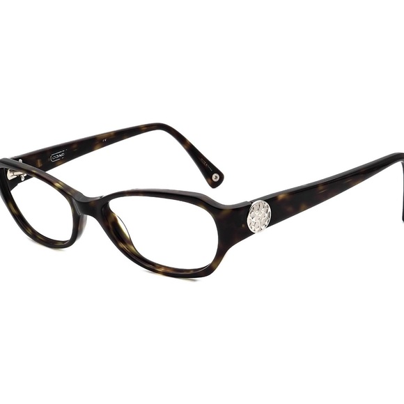 NEW!Coach Eyeglasses HC 6009 (Violet) 5001 Dark Tortoise Oval Frame 52[16 135 - Picture 4 of 13